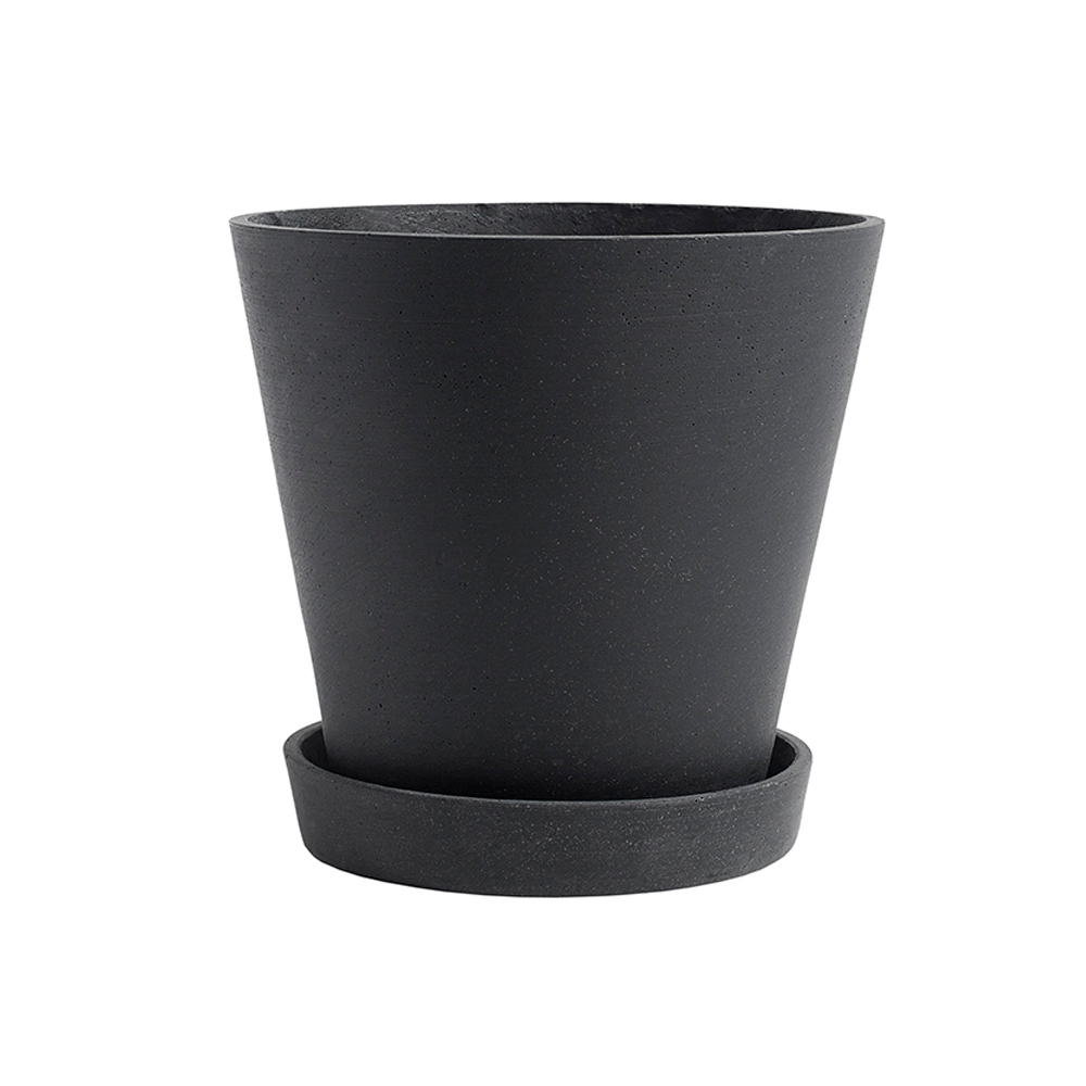 Pot à fleurs avec dessous-de-pot Flowerpot with Saucer XL Hay