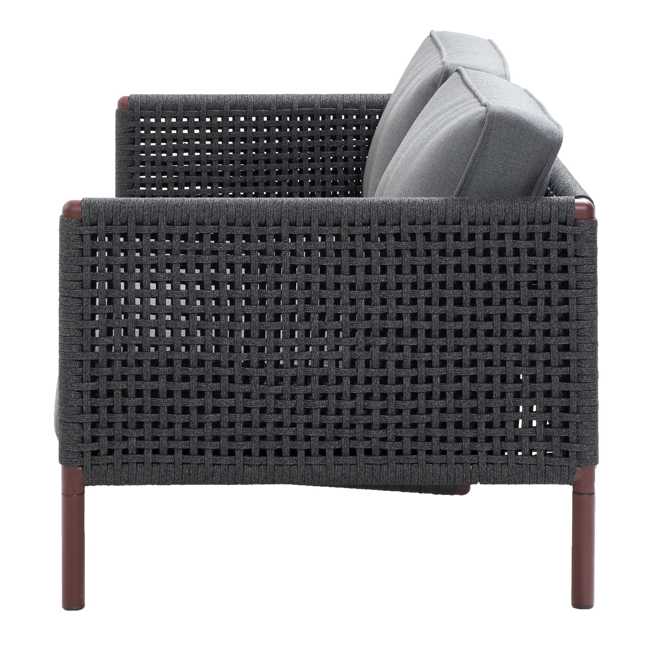 Encore Canapé 2 places Bordeaux avec coussin AirTouch Cane Line