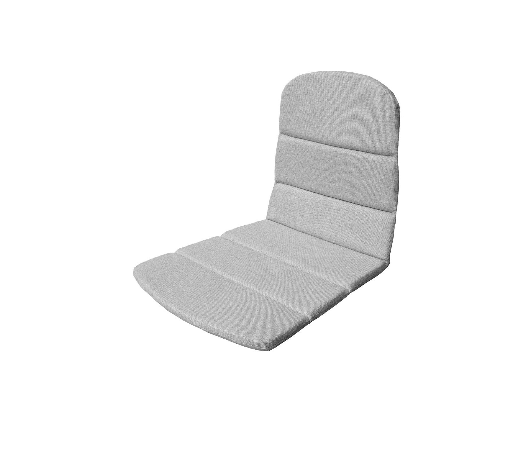 Breeze Coussins siège et dossier pour Outdoor Chaise Cane-Line gris clair Hellgraues Breeze Sitz- und Rückenkissen von Cane-Line für Outdoor Stühle mit Kufengestell.