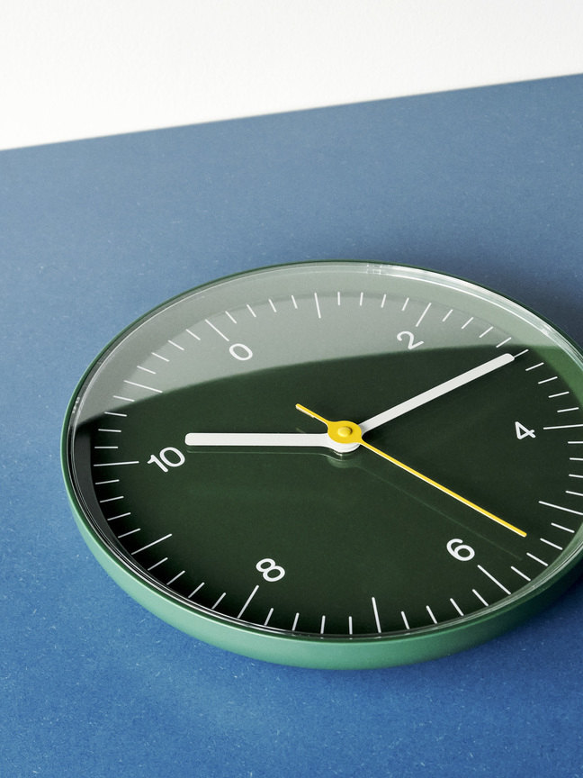 Wall Clock Horloge murale VERT Hay OFFRE SPECIALE