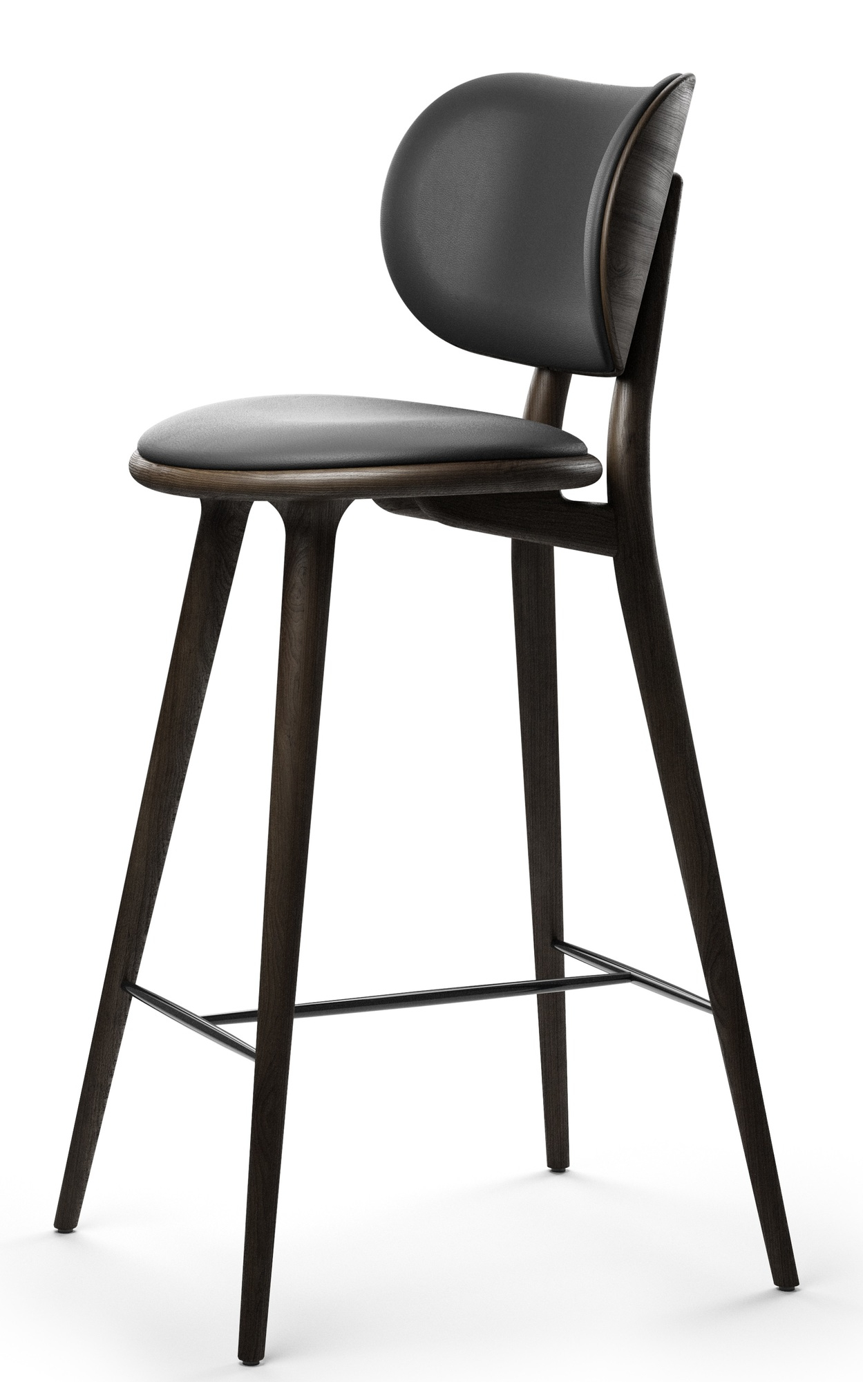High Stool backrest Tabouret de bar Mater