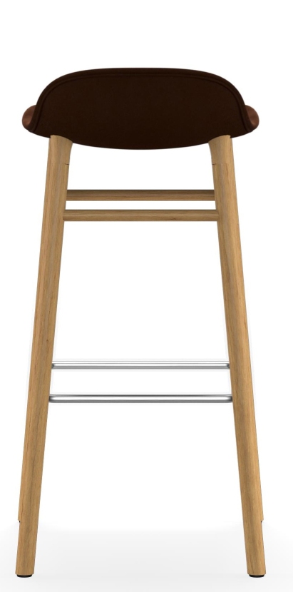 Form Barstool tabouret de bar H 75 cm Chêne Rembourré Normann Copenhagen