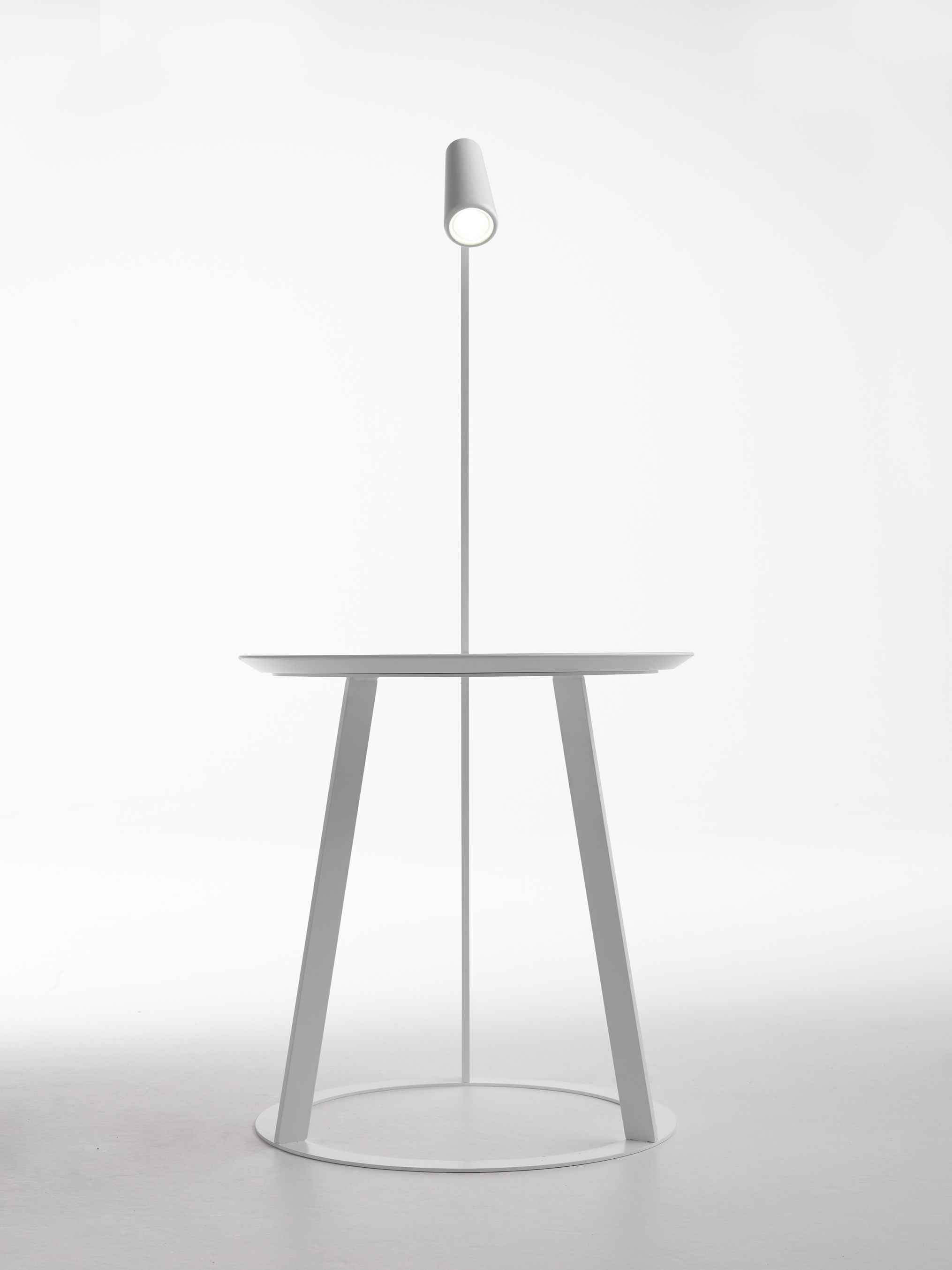 Albino Torcia Table d'appoint blanc Casamania Horm