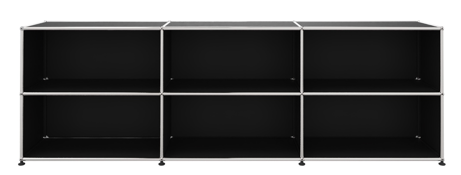 USM Haller Étagère H 75 cm Noir graphite - FAST DELIVERY