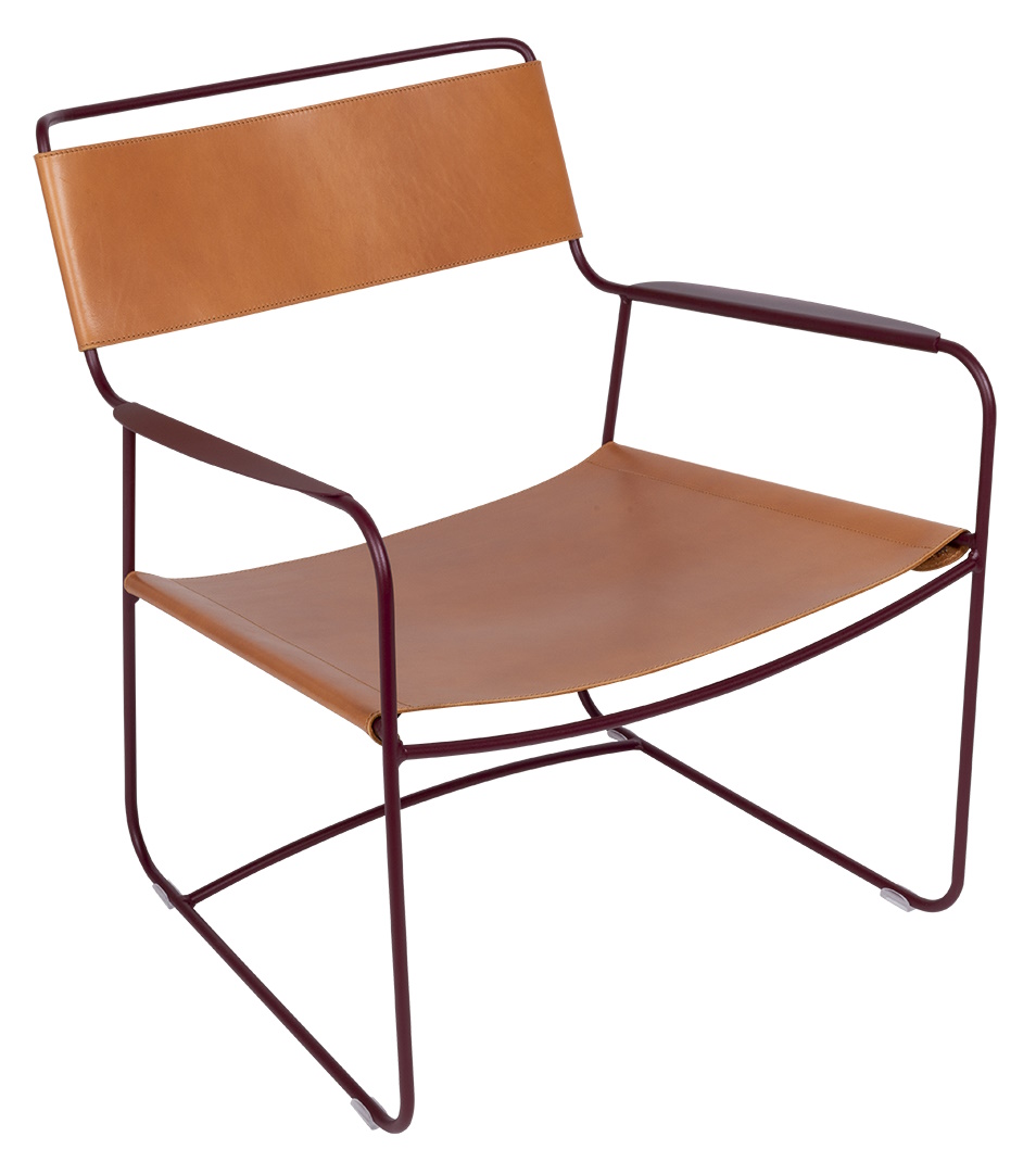 Surprising profond fauteuil en cuir Extérieur Fermob