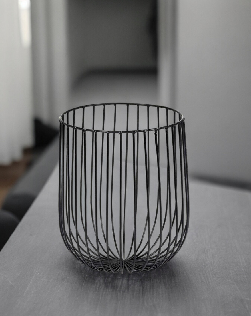 Catu Panier Noir Serax ⌀20 x H 25 cm OFFRE SPECIALE