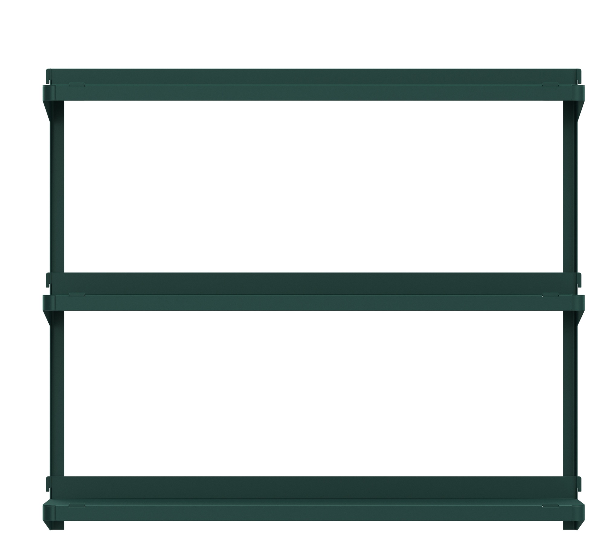 Étagère murale Click L 71 x P 21 x H 61 cm / VERT FONCÉ New Tendency OFFRE SPECIALE