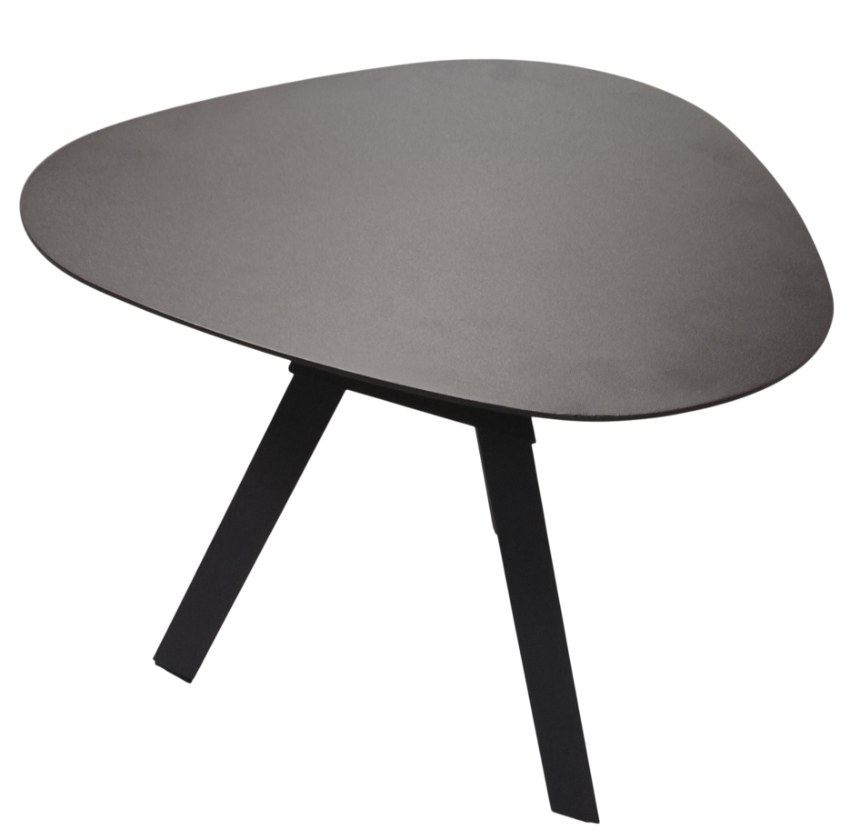 Flow Table d'appoint GRIS METALLIQUE Weishäupl OBJECTS IMPARFAITS