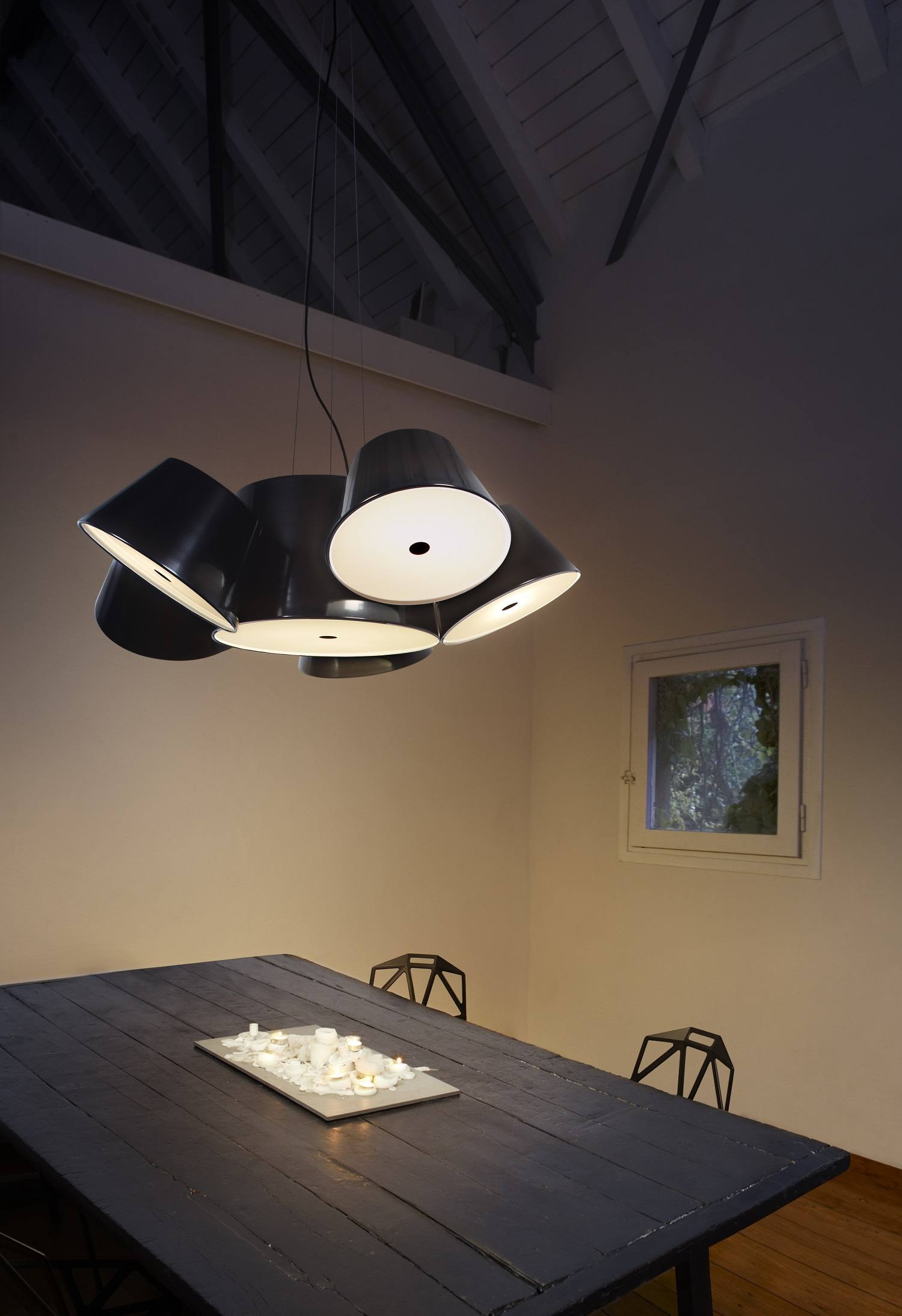 Tam Tam 5 LED Lampe suspension marset