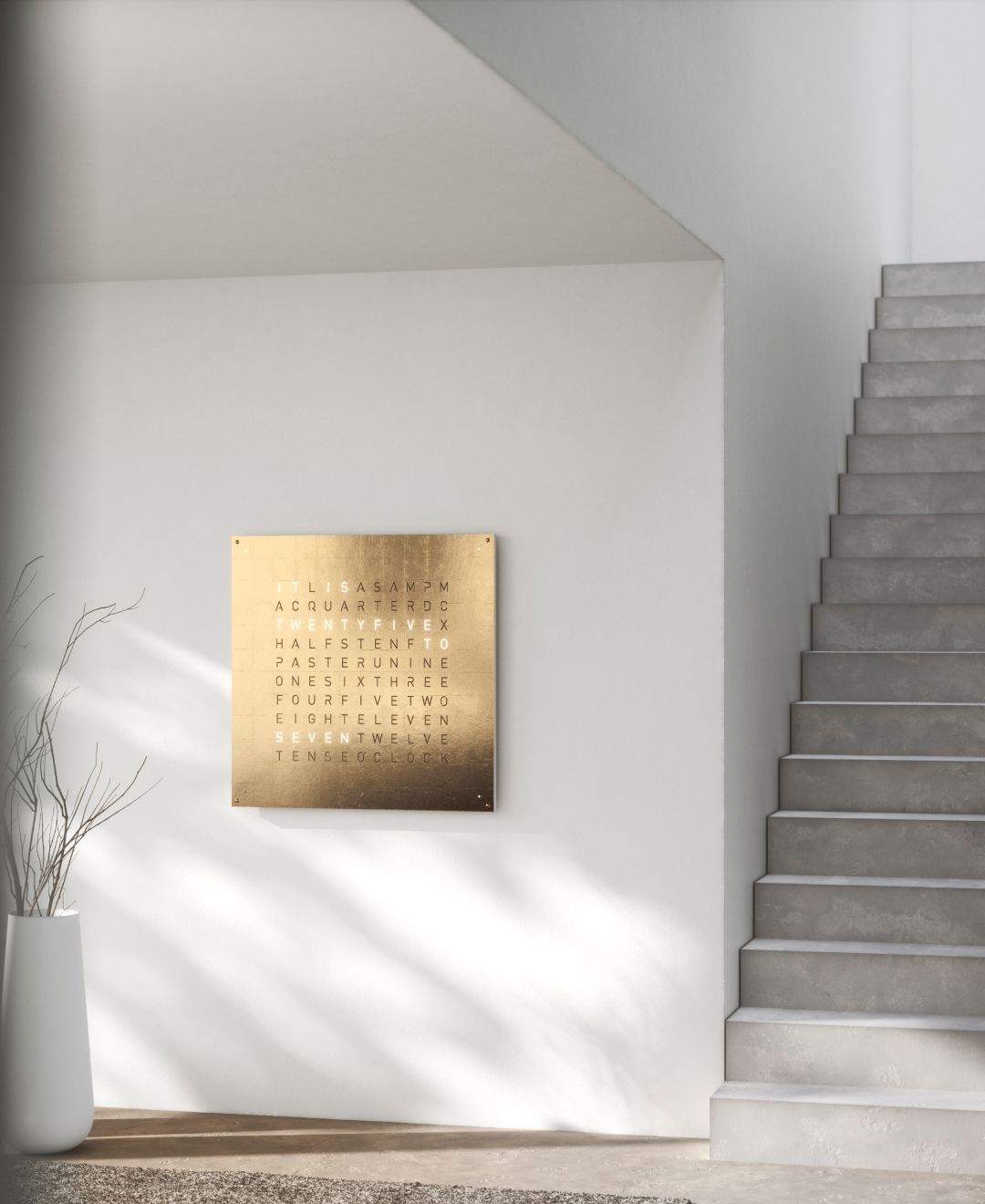 Earth 90 Creator's Edition Horloge murale / Objet temporel Allemande QLOCKTWO
