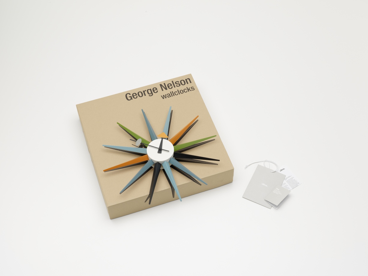 Sunburst Clock Horloge Murale Vitra