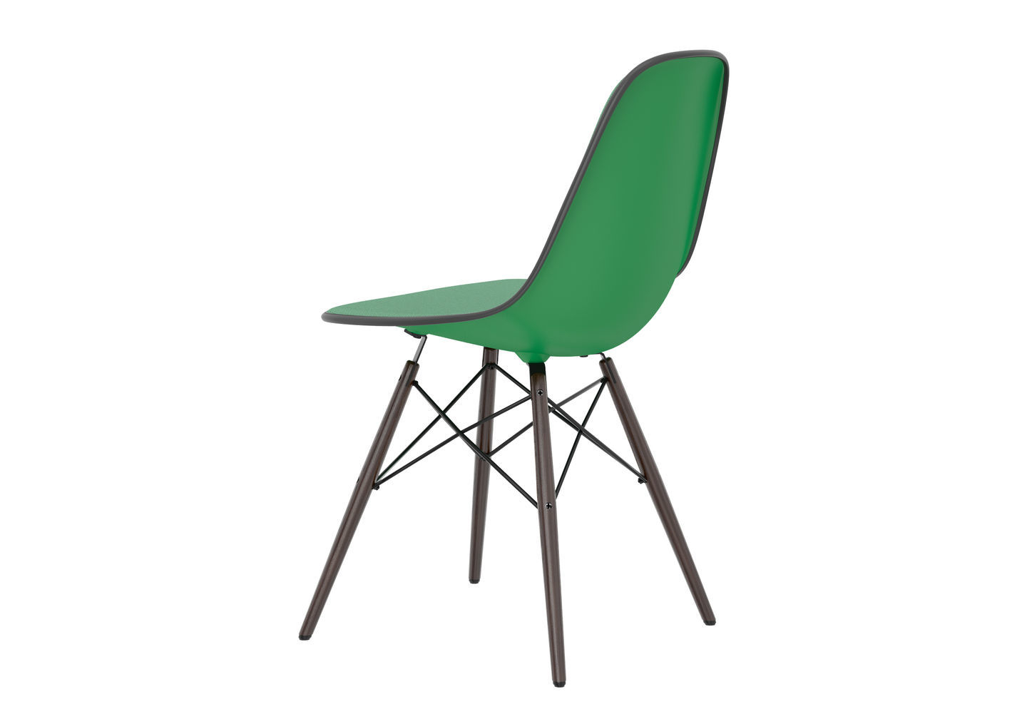 Eames Plastic Side Chair DSW chaise entièrement rembourrée Vitra