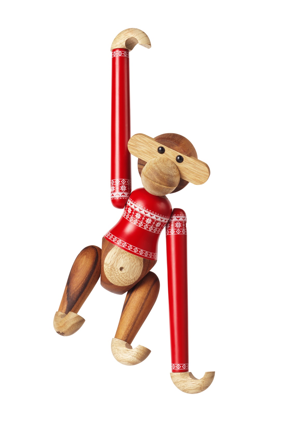Christmas Jumper Singe 2024 petite figurine en bois Kay Bojesen
