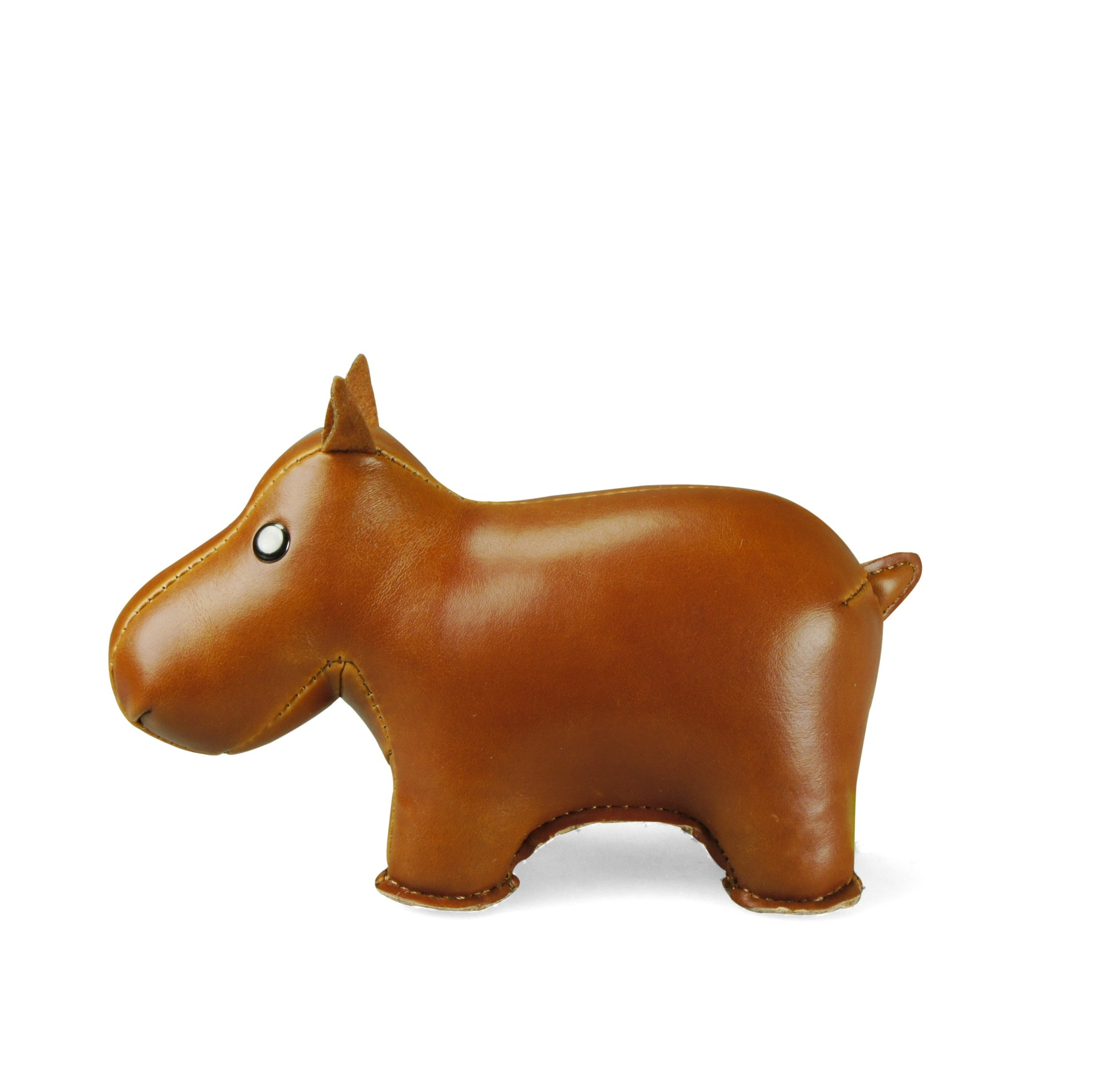 Presse-papiers Classic Hippo Tan/Blanc Züny