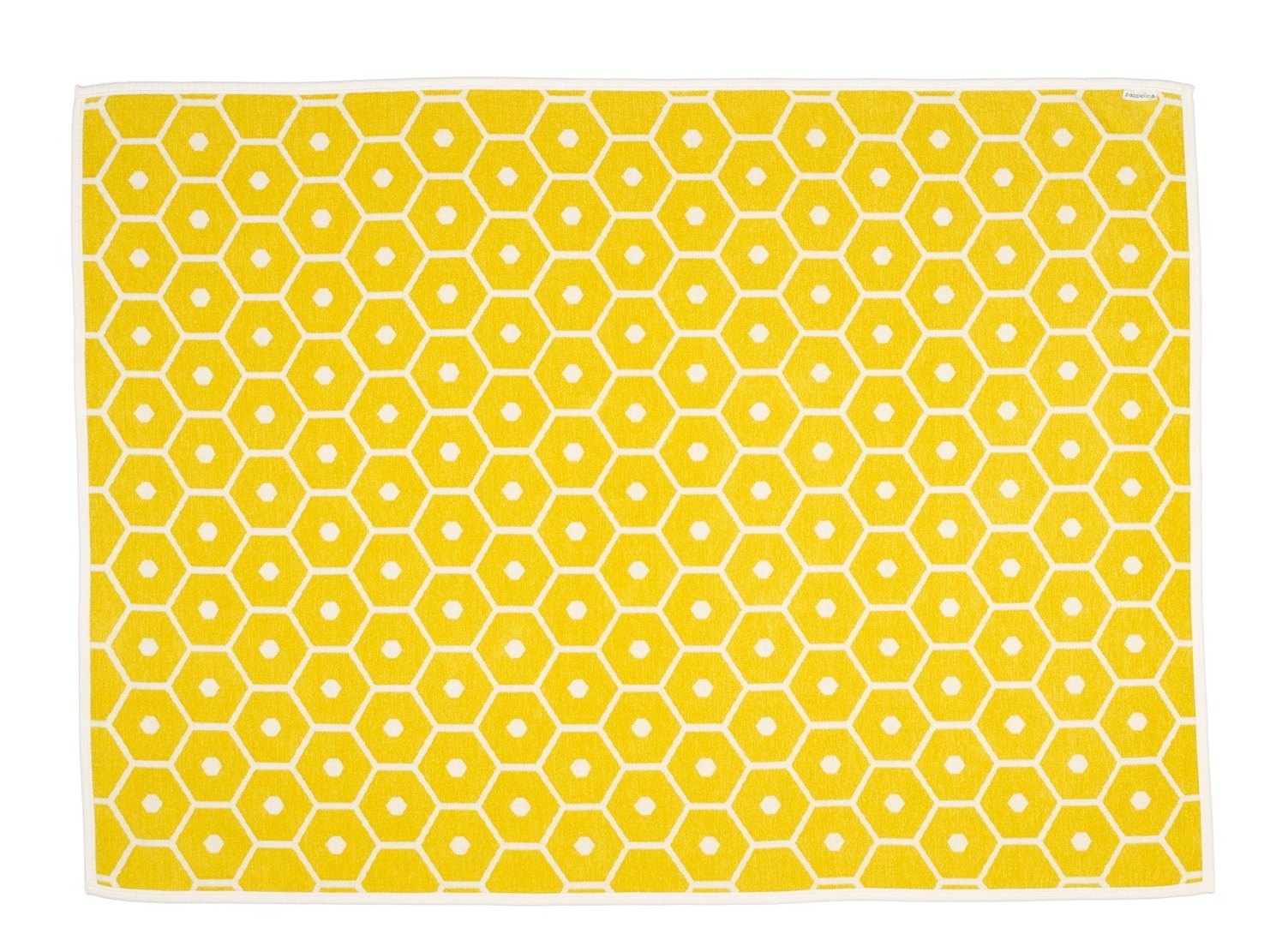 Honey Couverture de laine Pappelina citron