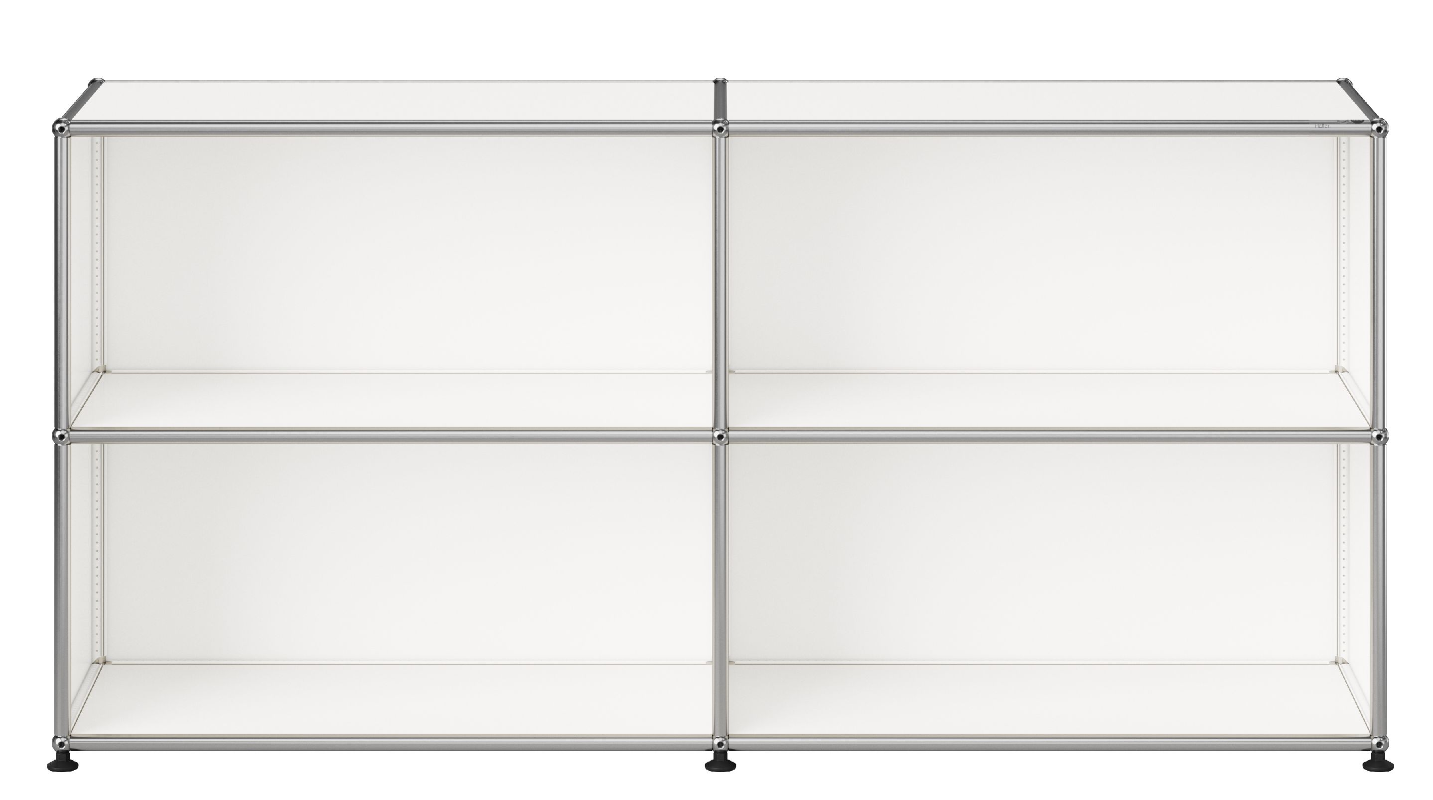 Buffet USM Haller M67 ouvert à quatre compartiments - Blanc pur