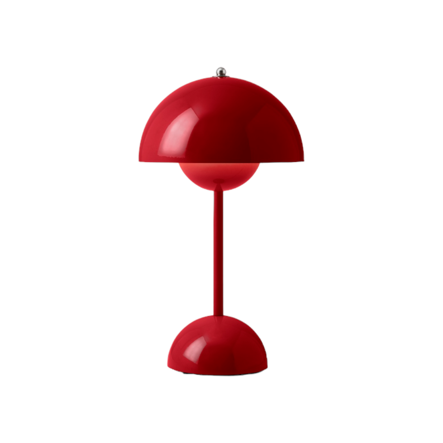 Flowerpot VP9 Portable Lampe à batterie / Lampe de table avec USB Vermilion red AndTradition OFFRE SPECIALE