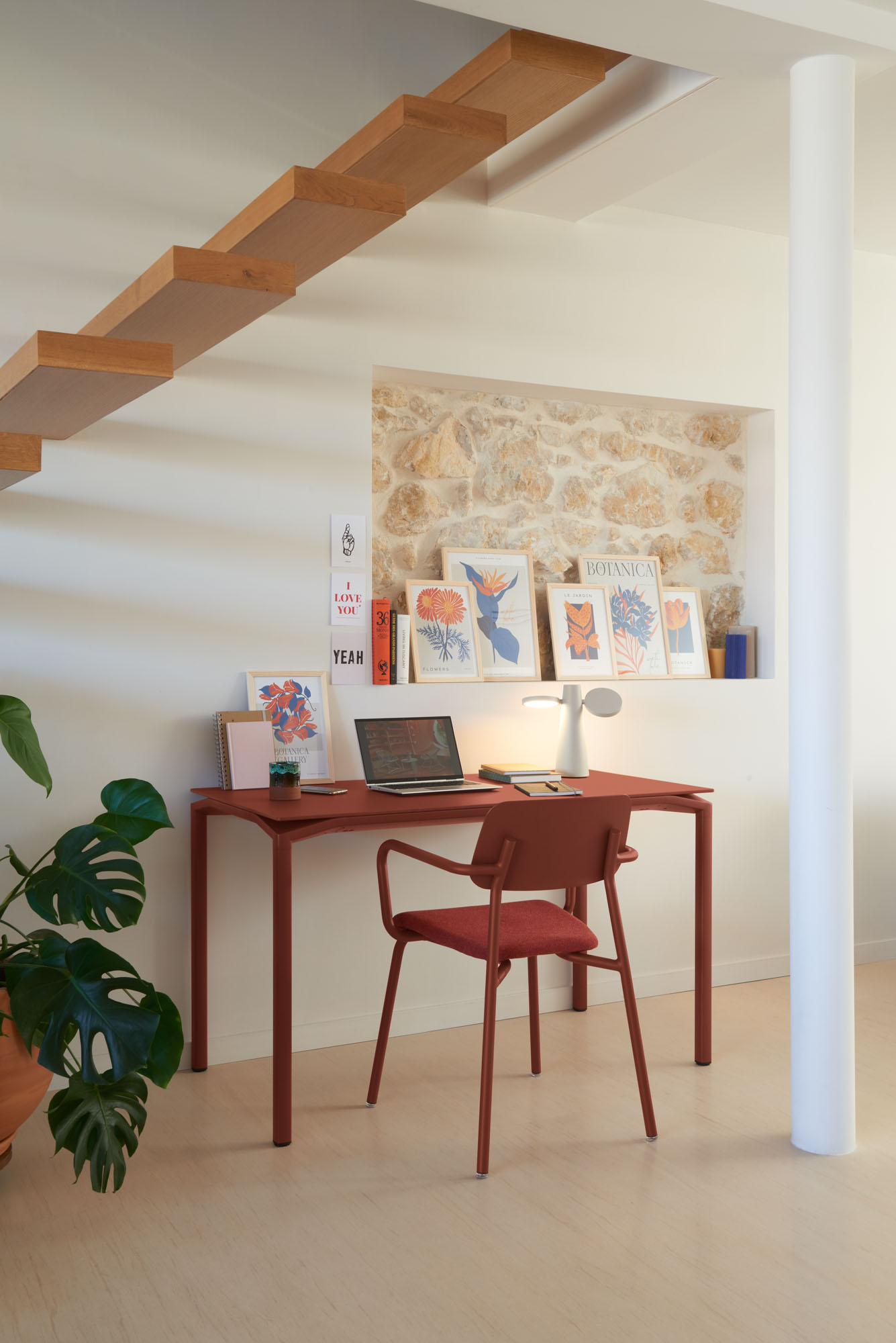 Calvi Table Table de salle à manger d'intérieur 126x63 cm Fermob