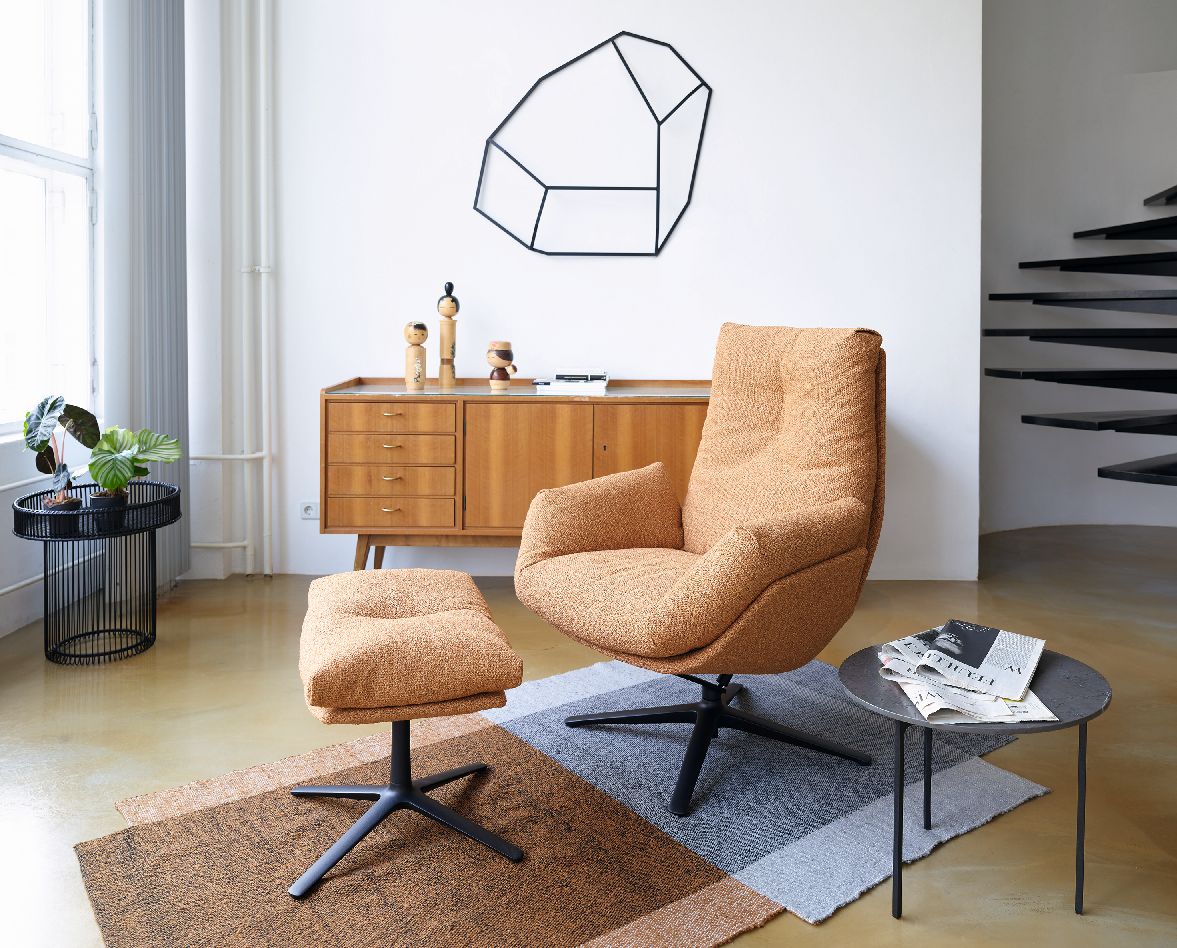Cordia Lounge Fauteuil avec Tabouret Combinaison préférée 286 Cor QUICK SHIP