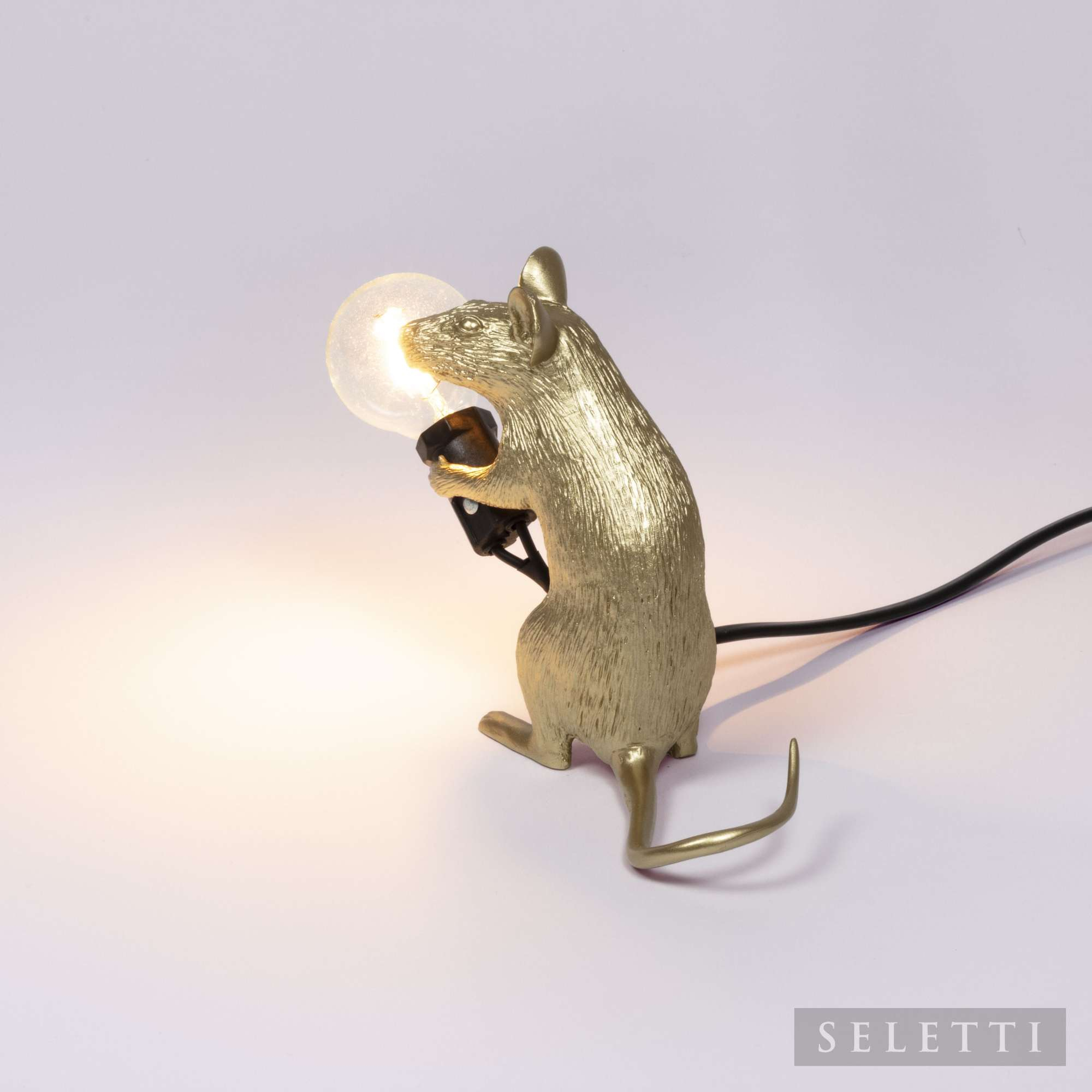 Mouse Lamp or Mac avec lampe USB Seletti OFFRE SPECIALE