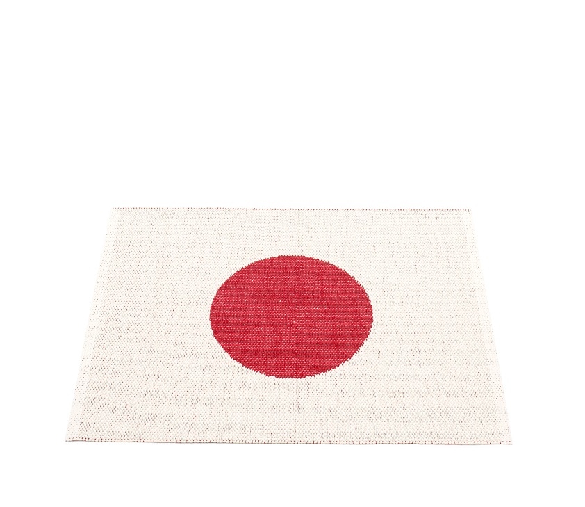 Vera Small One Tapis en plastique 70x90 cm Pappelina Rouge