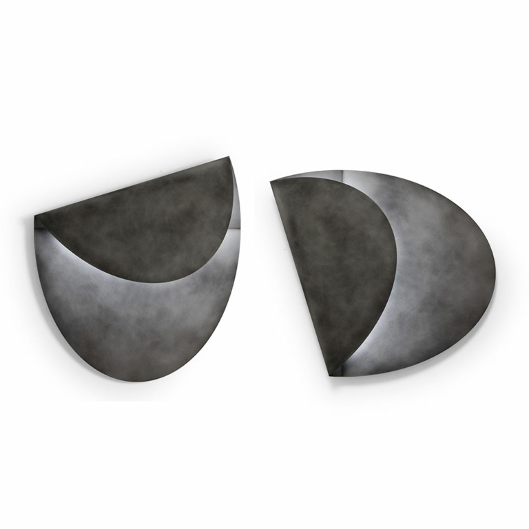 Applique Plier Oval étain Mogg