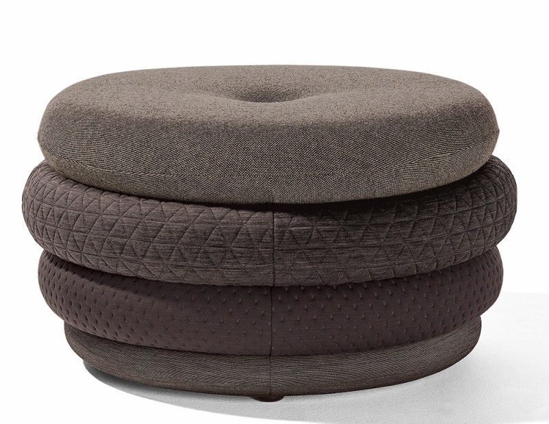 Fat Tom Pouf Lounge - Tabouret sans pieds Richard Lampert Marron