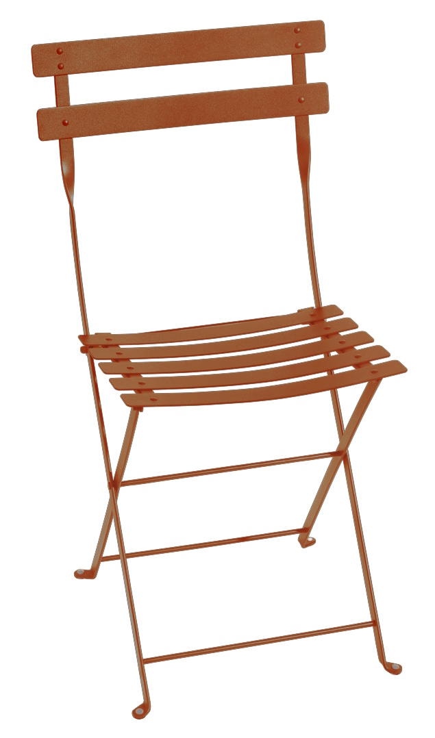 Chaise de jardin bistro en métal couleur orange confit Fermob OFFRE SPECIALE