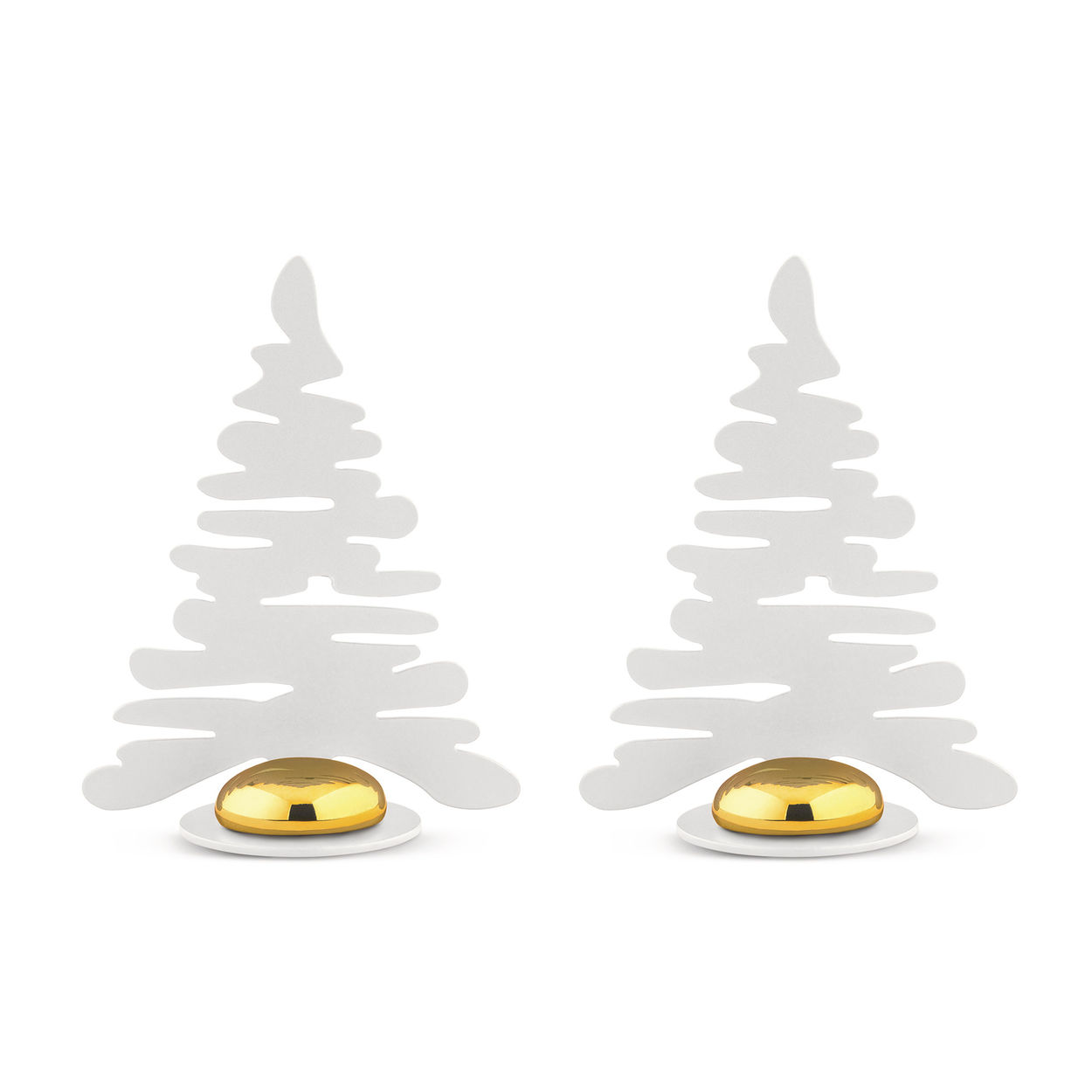 Barkplace Tree Porte-cartes de table Noël Blanc Alessi OFFRE SPECIALE