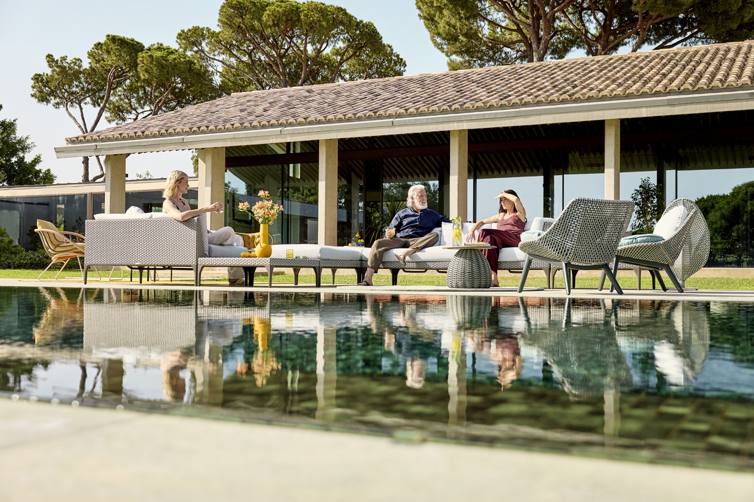 Mbrace Outdoor Club Chair Chaise Dedon