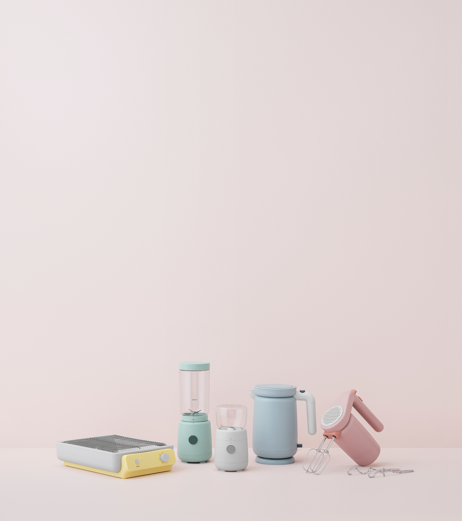 Foodie Hand mixer Mélangeur à main Rose clair RIG TIG by Stelton