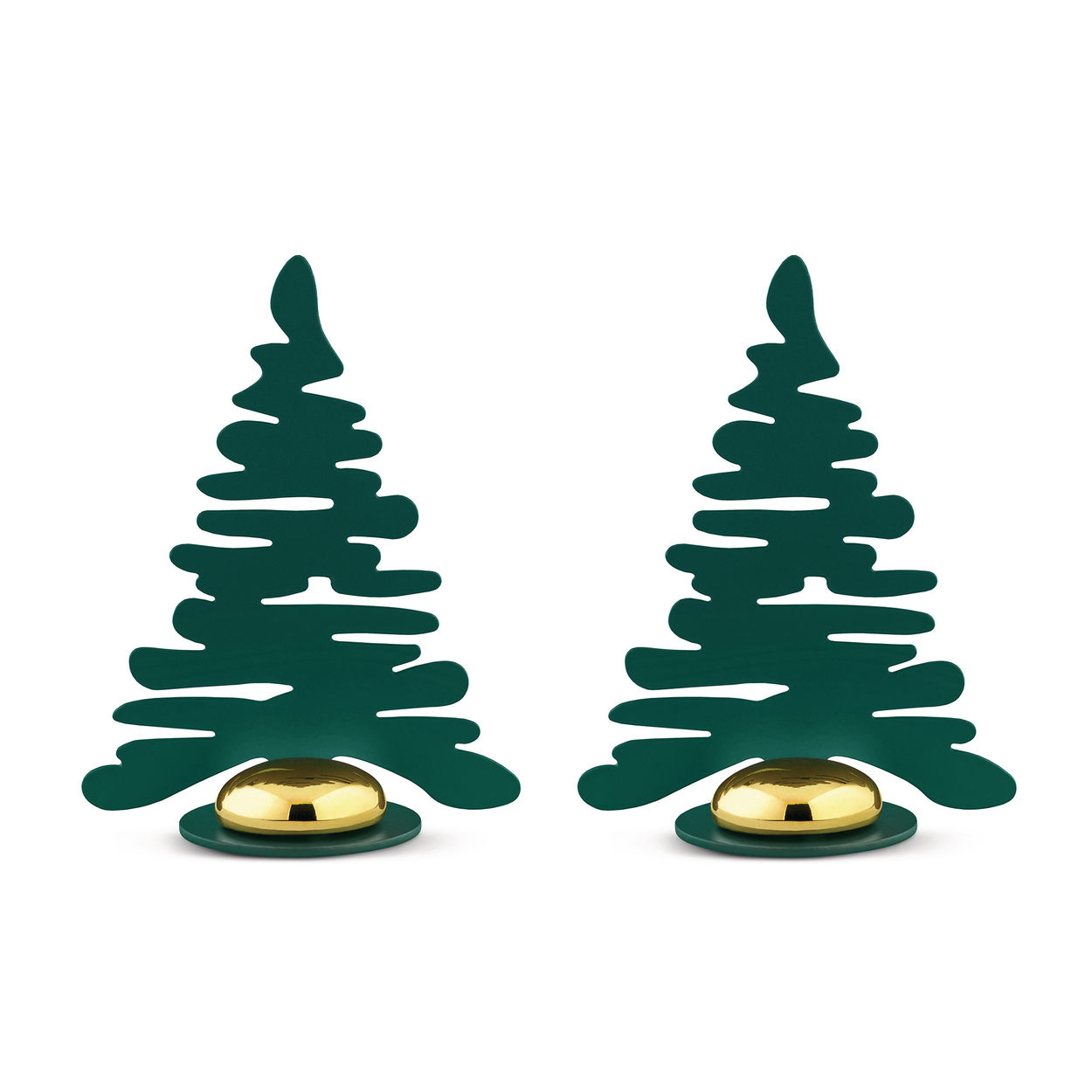 Barkplace Tree Porte-cartes de table Noël Vert Alessi OFFRE SPECIALE