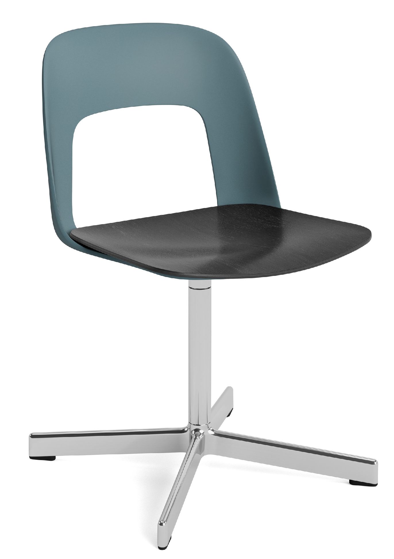 Layout Side Chair 132 4-étoiles pivotantes chaise Hay 