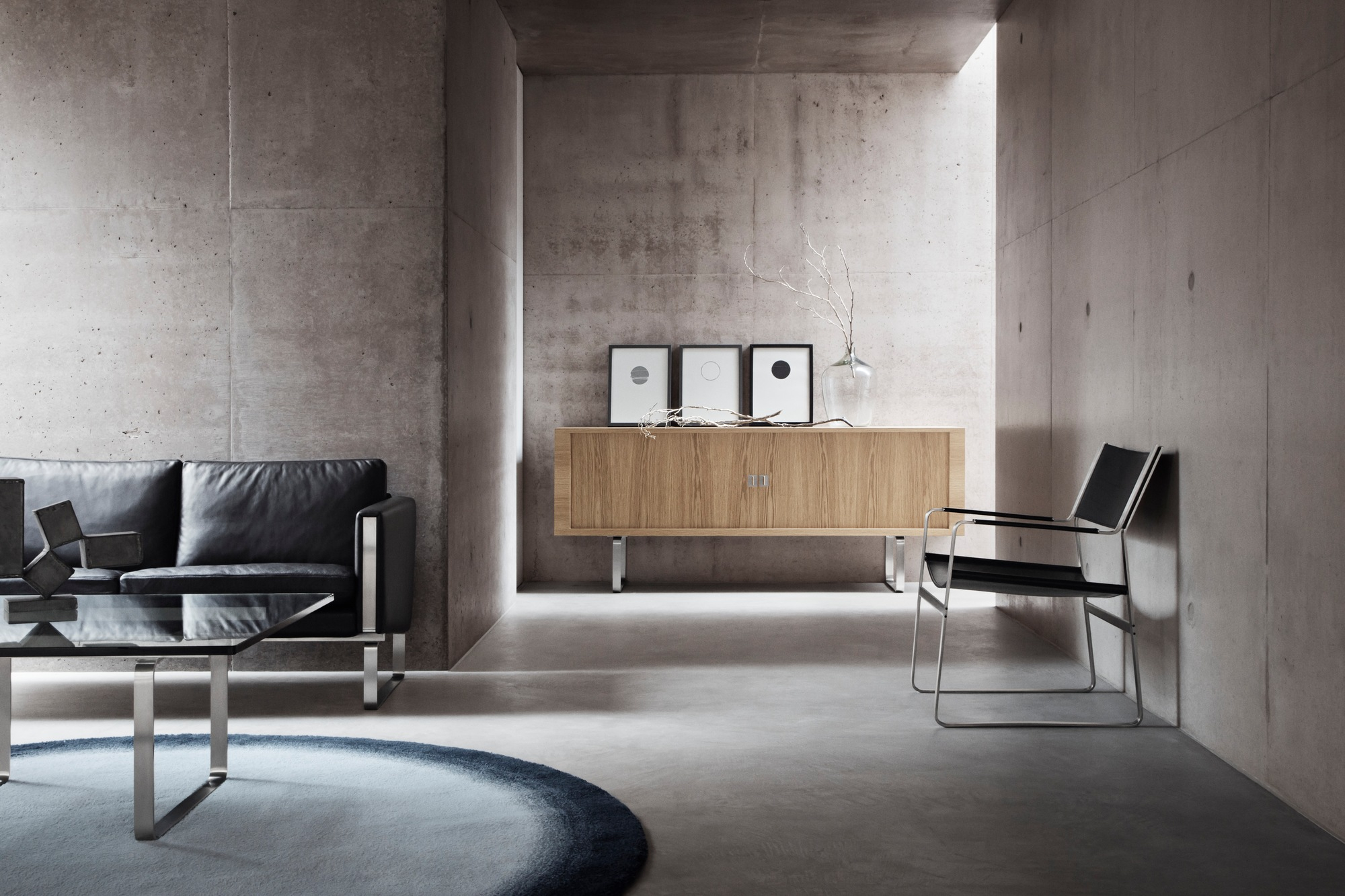 CH825 Credenza Sideboard Carl Hansen & Søn Farbe eiche geölt Gestell massives Holz