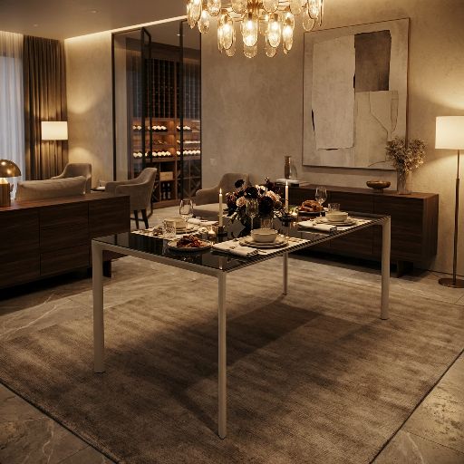 Maki Table Table de salle à manger Kristalia