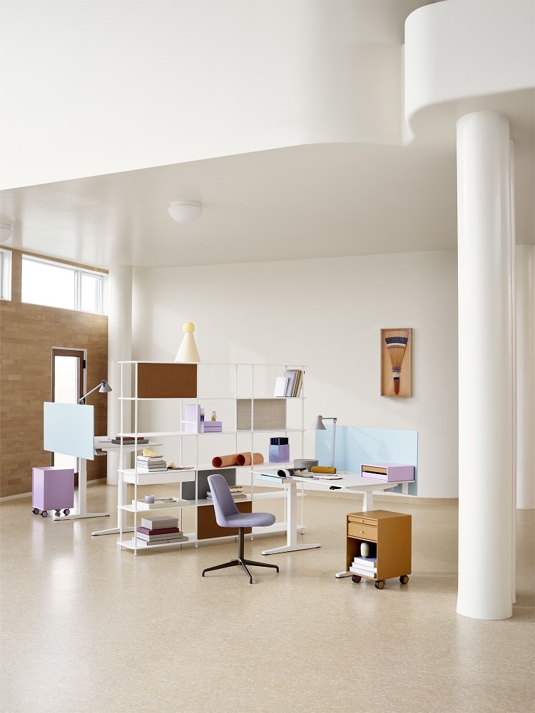 HiLow Double Table de travail réglable en hauteur Montana