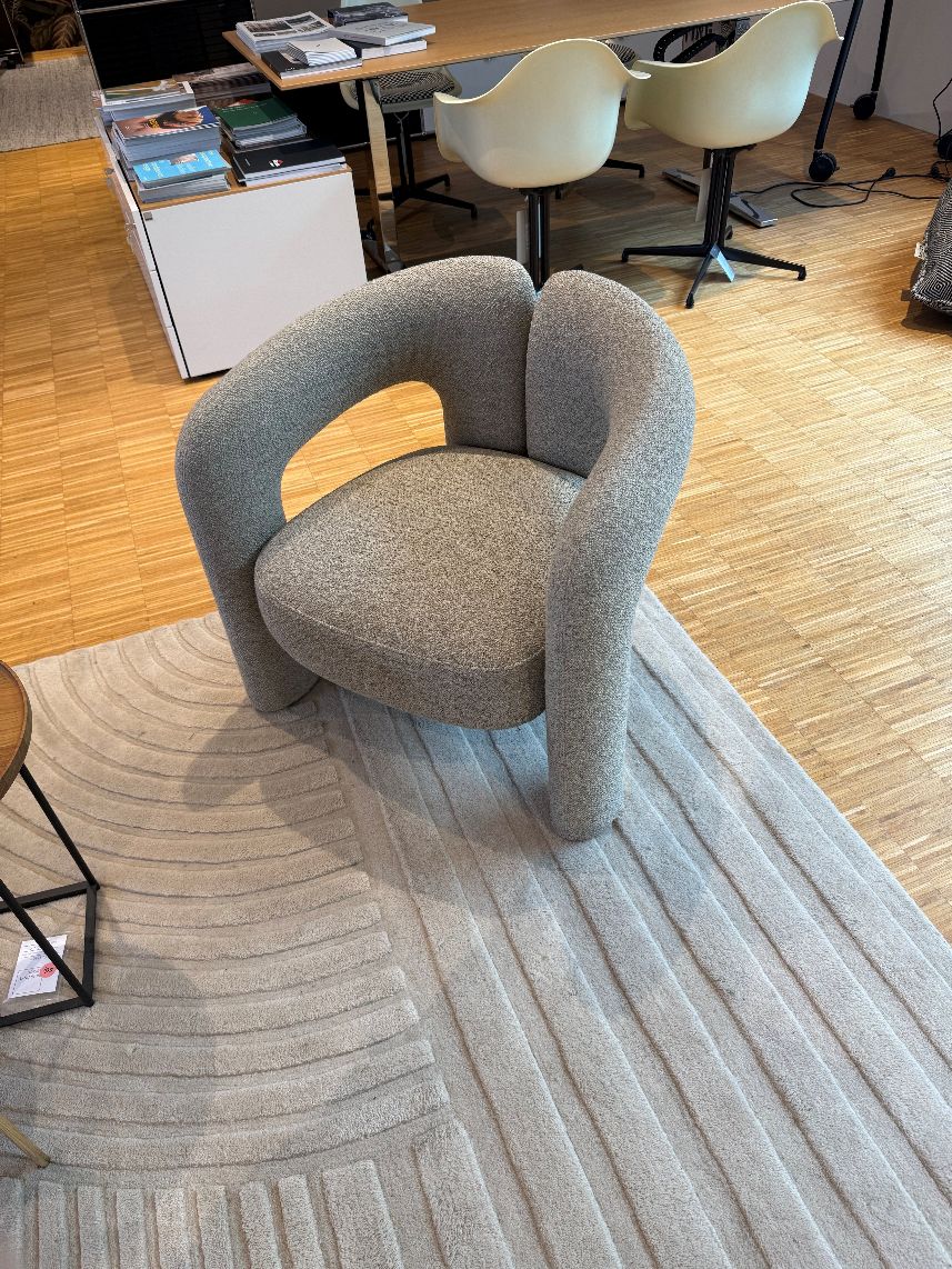 Fauteuil Dudet 562 GRIS CLAIR Cassina PIÈCE D'EXPOSITION