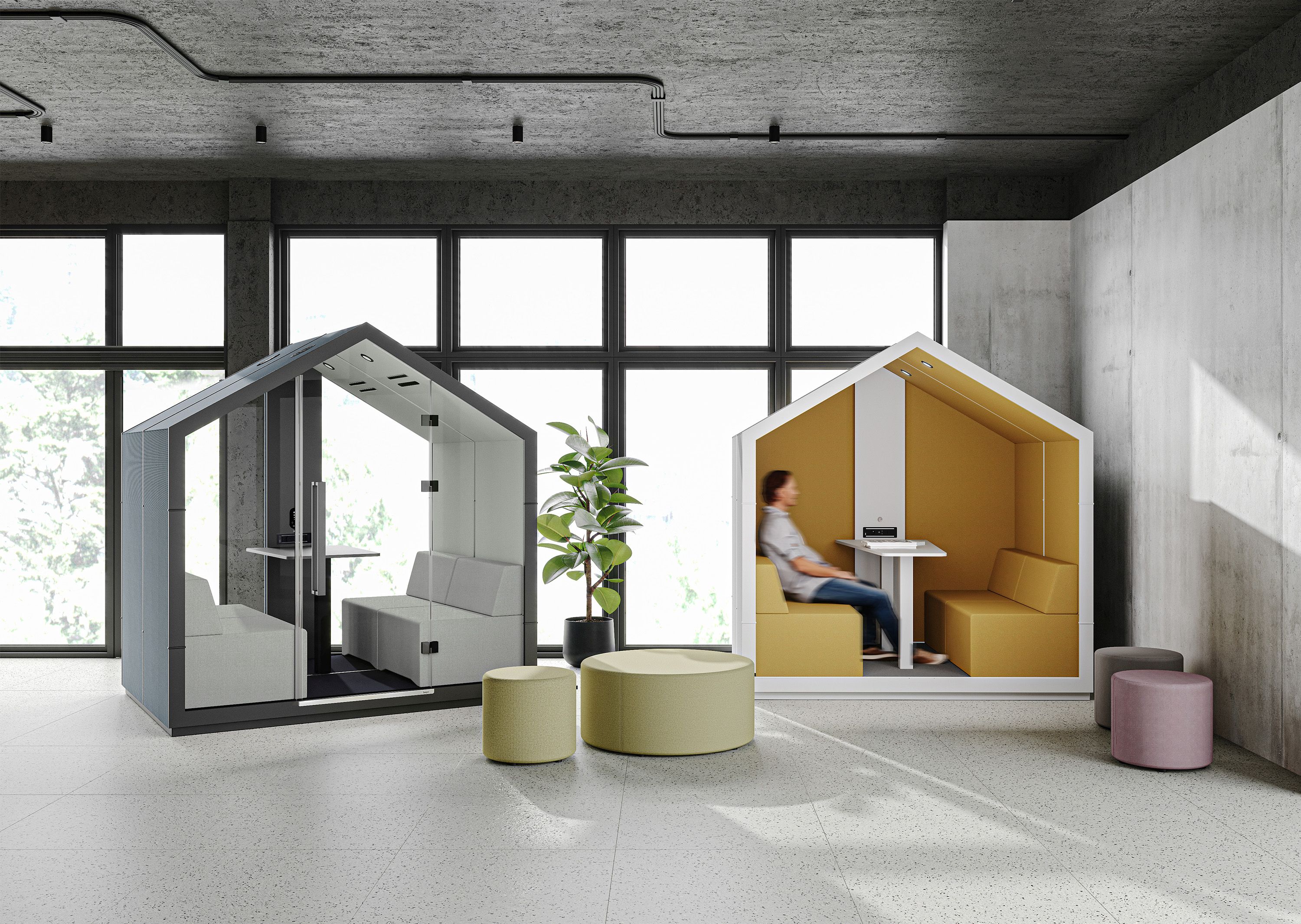 treehouse TH 4 Meubles acoustiques pour 4 personnes Bejot