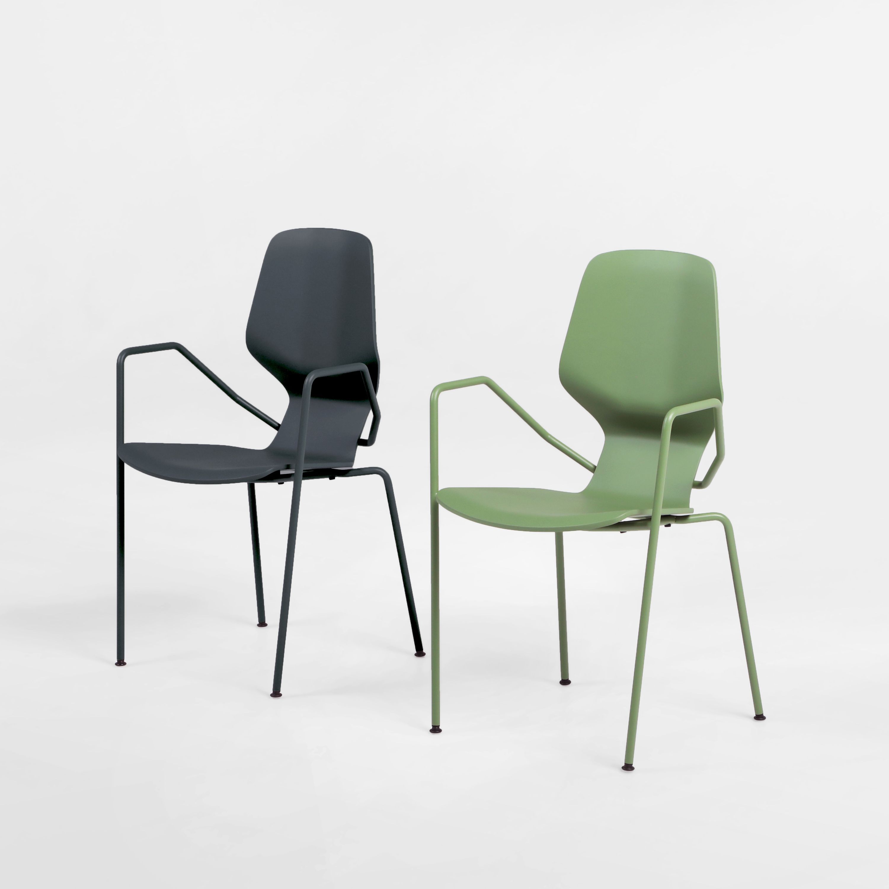 Chaise Oblikant Pieds en métal Prostoria