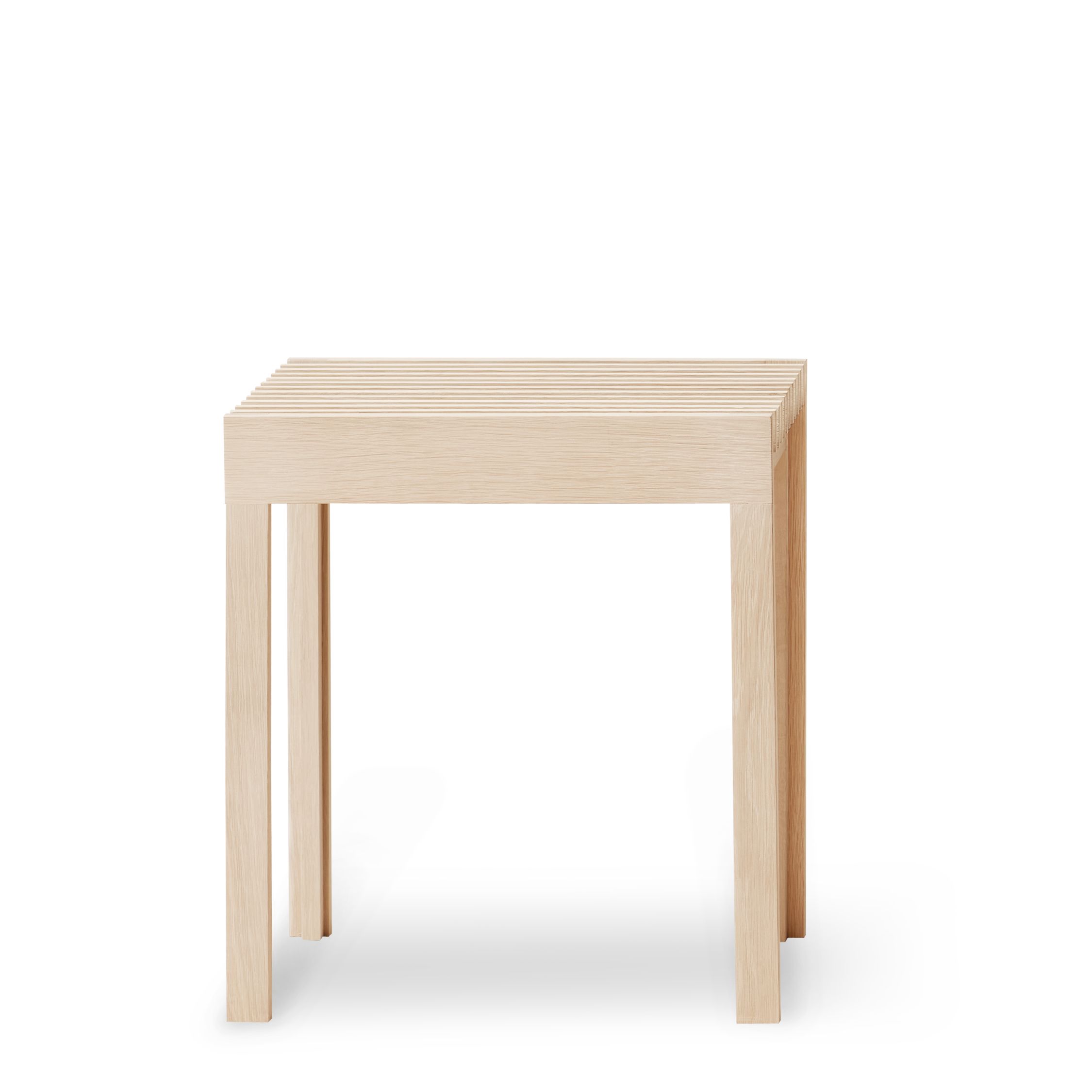 Lightweight Tabouret chêne blanc huilé Form & Refine