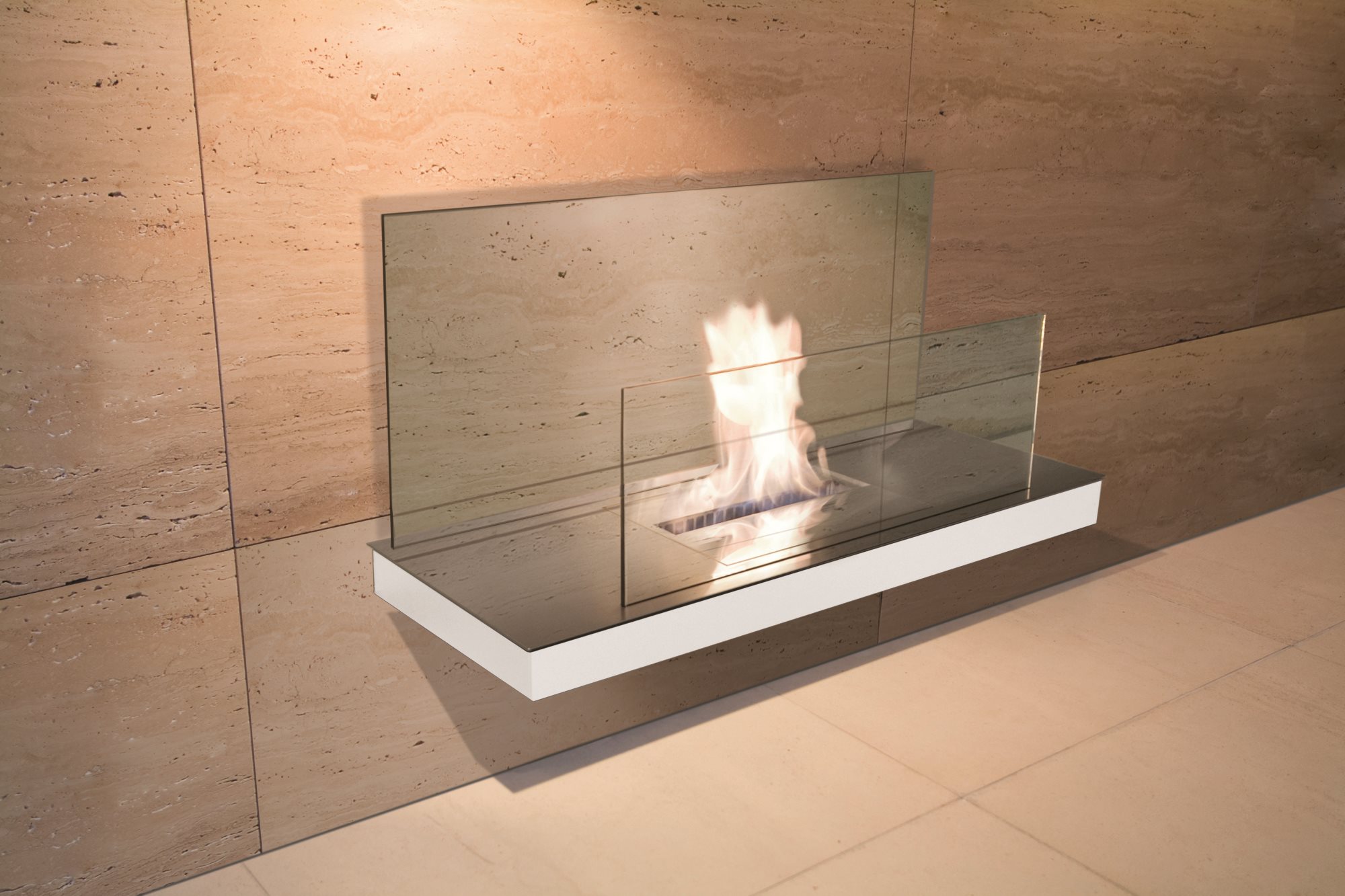 Wall Flame 2 Cheminée Éthanol Radius