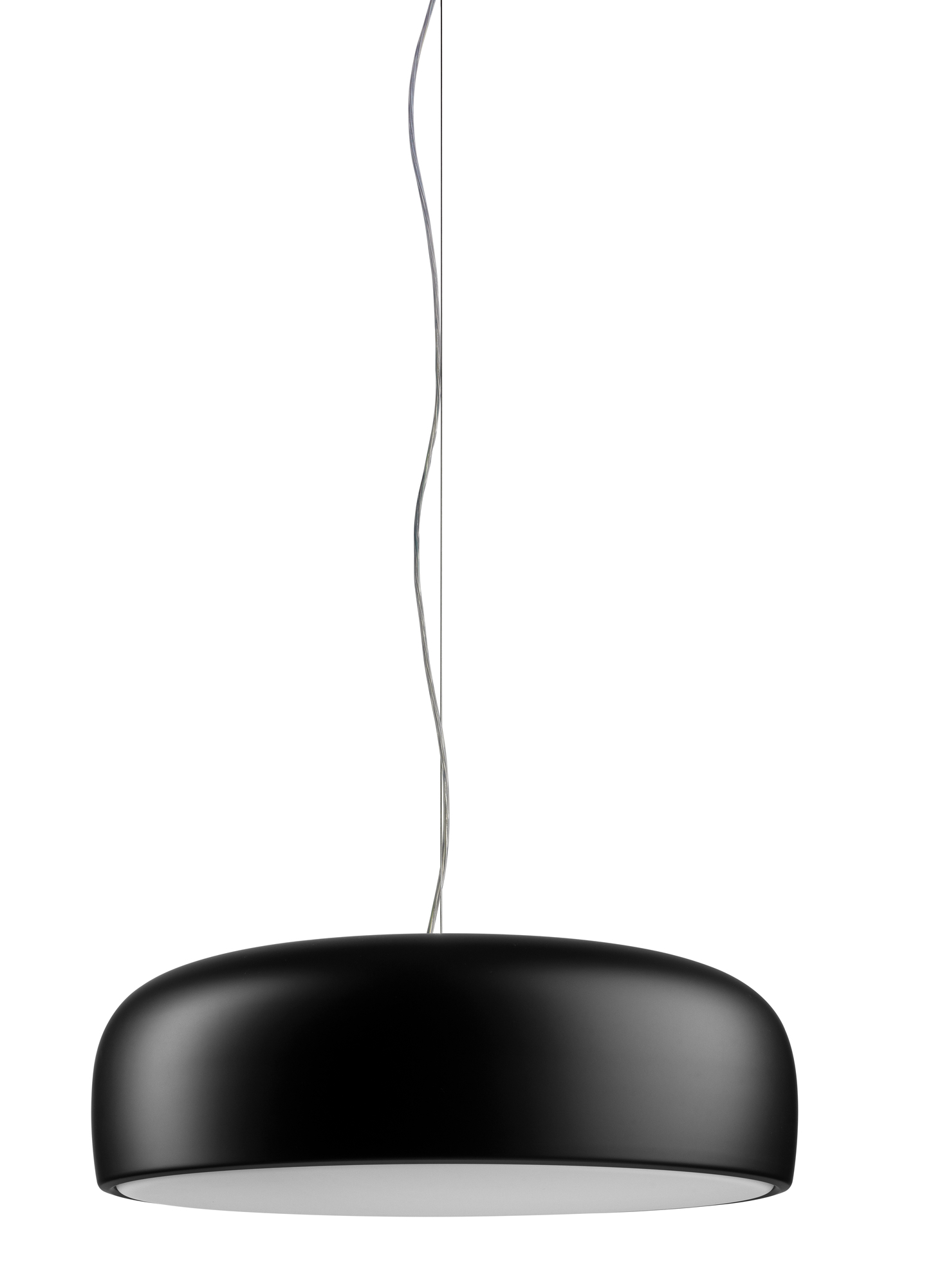 Smithfield S LED Lampe de suspendue Flos Noir mat Schwarze Smithfield Pendelleuchte von Flos mit LED, modernes Design für Wohnzimmer und Esszimmer.