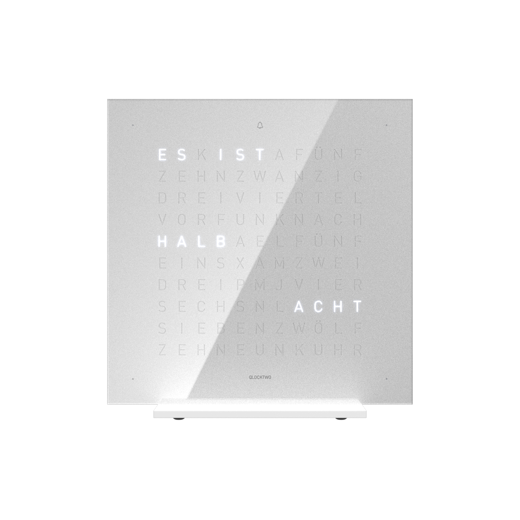  Earth 13.5 Pure Edition Horloge de table version / Montre Allemande QLOCKTWO