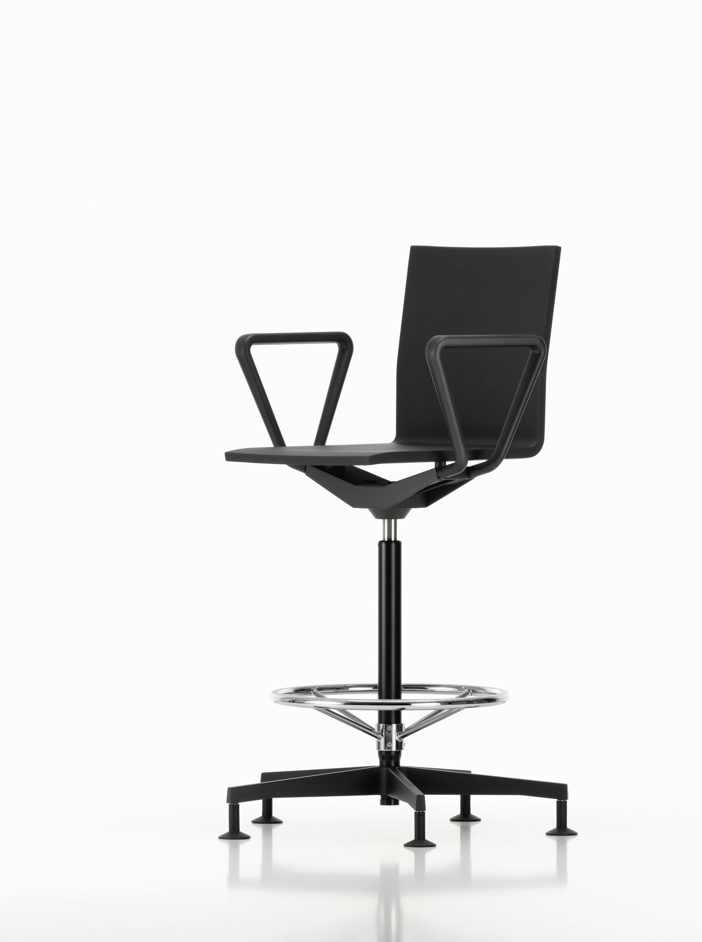 .04 Chaise de comptoir Chaise Visiteur avec Accoudoirs Vitra