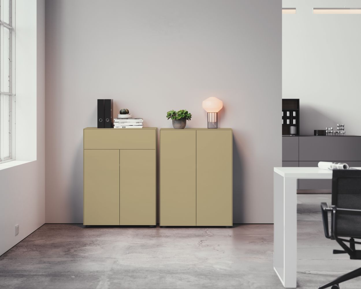Nex Pur Box Sideboard combinaison porte / tiroir Piure 