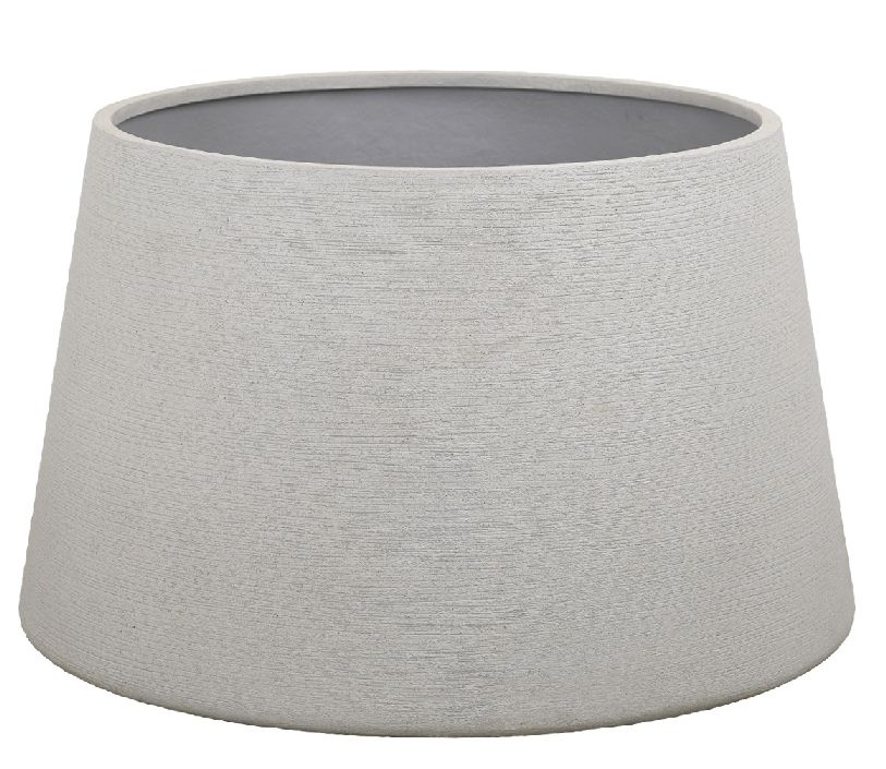 Jardinière trapézoïdale en terre cuite, grande jardinière d'extérieur à cannes