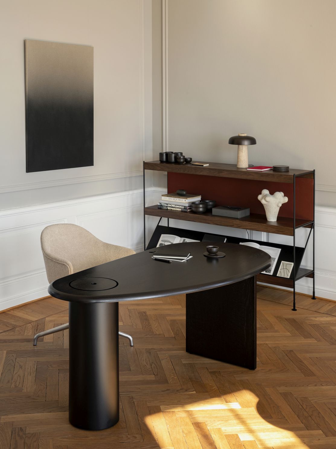 Reverse Lampe de table noir Audo Copenhagen