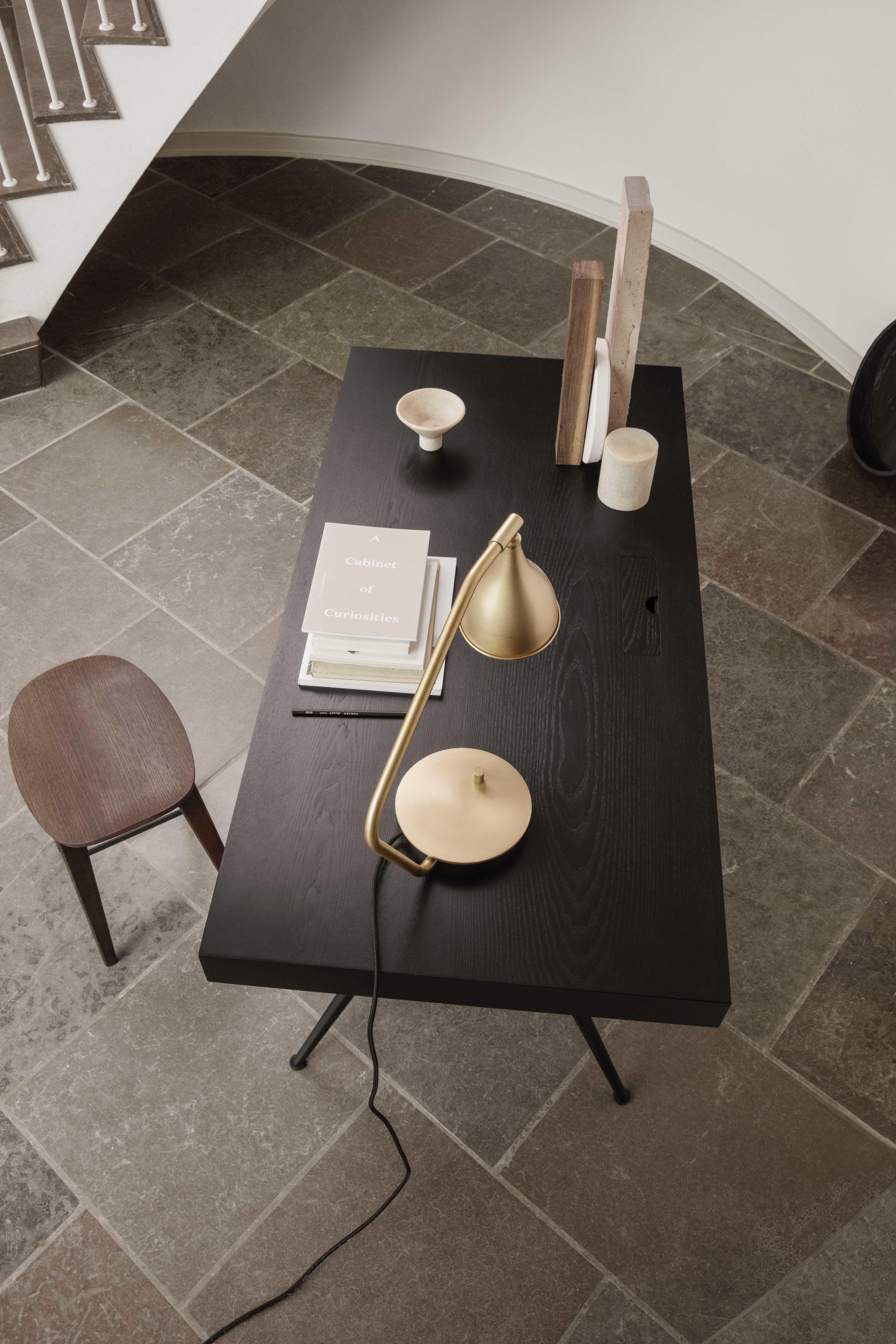Bureau de bureau JFK avec pieds standard Noir Norr11