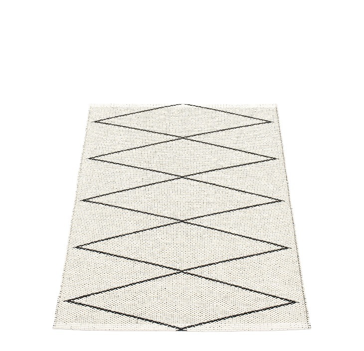 Max Tapis en plastique 70x100 cm Pappelina Noir