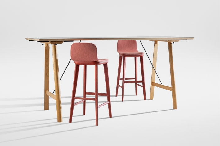 Aeon Barstool Tabouret de bar Entièrement rembourré Zeitraum